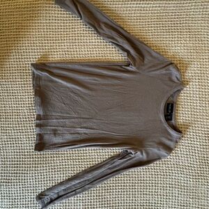 Long Sleeve Gray Top